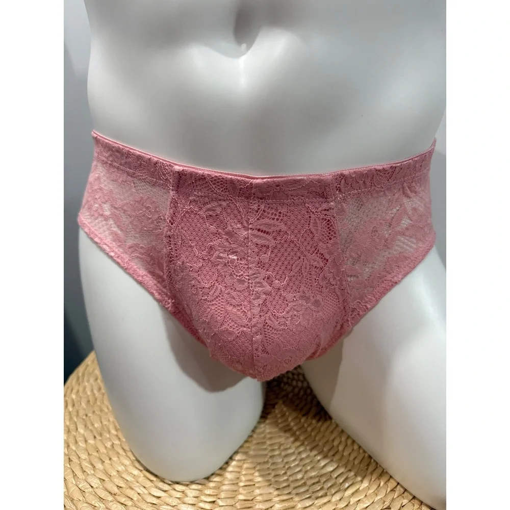 Cosabella Never Say Never Comfort Micro Brief Jaipur Pink Lace Mid Rise Brief M